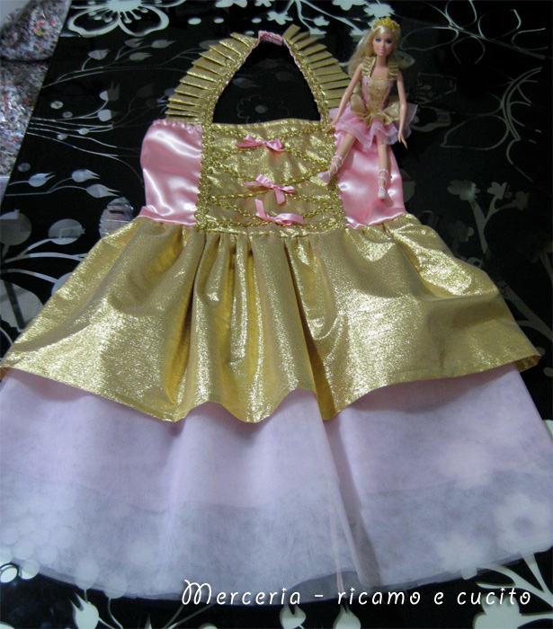 Costume-Vestito-di-carnevale-Barbie-per-bambina-3 – Gift – Ricamo