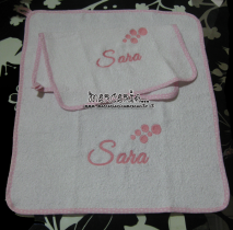 Asciugamano in spugna personalizzato per Sara